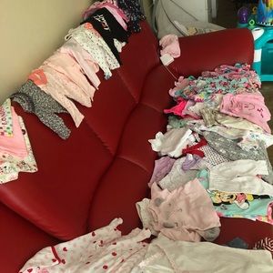 50 pieces Baby girl cloth 0-3 month BUNDLE